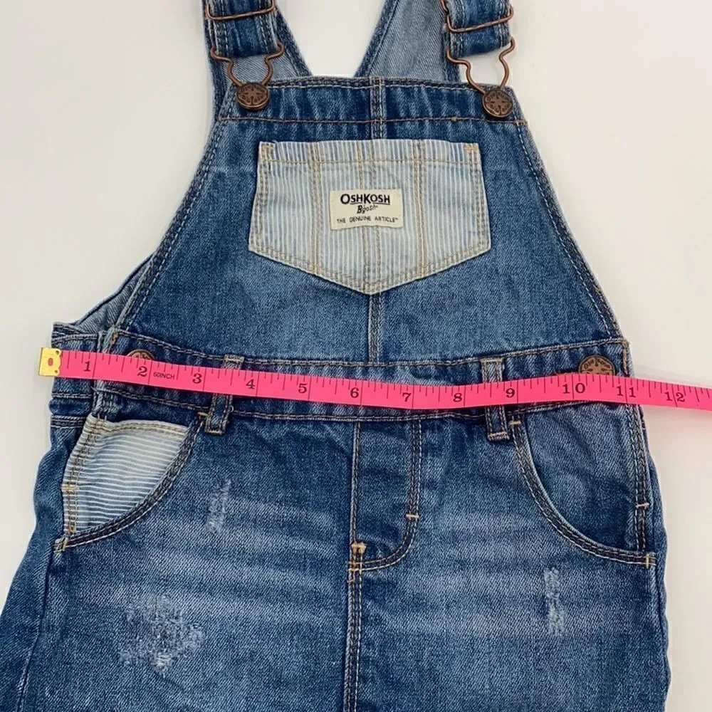 OshKosh B’gosh denim skirt/dress overalls Size 3T